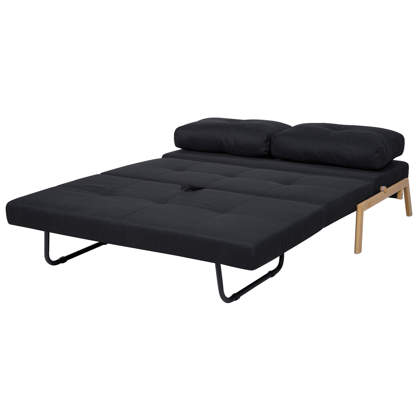 2-Sitzer Schlafsofa schwarz EDLAND