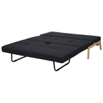 2-Sitzer Schlafsofa schwarz EDLAND
