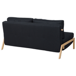 2-Sitzer Schlafsofa schwarz EDLAND