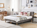 Boxspringbett Samtstoff MARQUISE 180 x 200 cm Grau