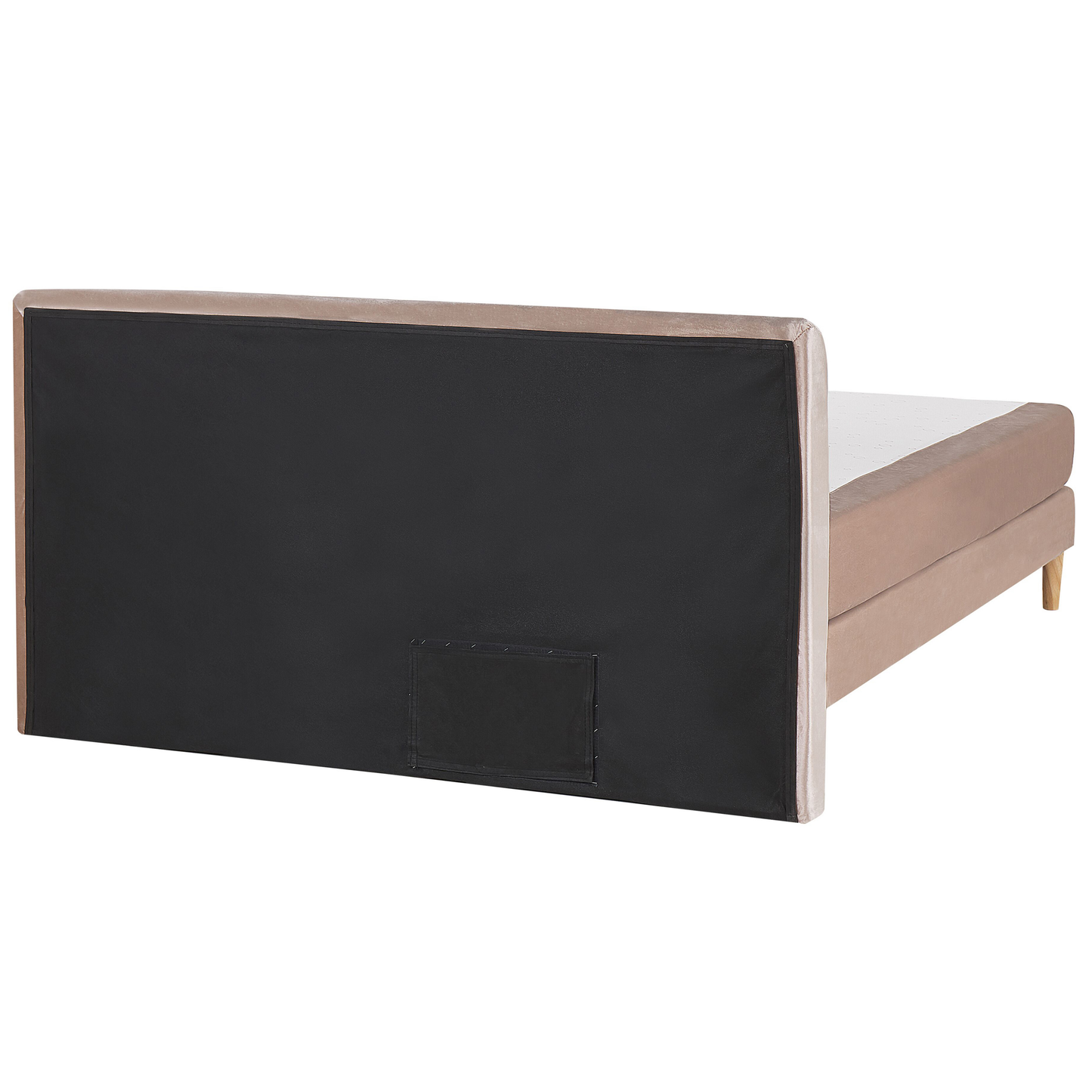 Boxspringbett Samtstoff MARQUISE 180 x 200 cm Beige