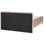 Boxspringbett Samtstoff MARQUISE 180 x 200 cm Beige