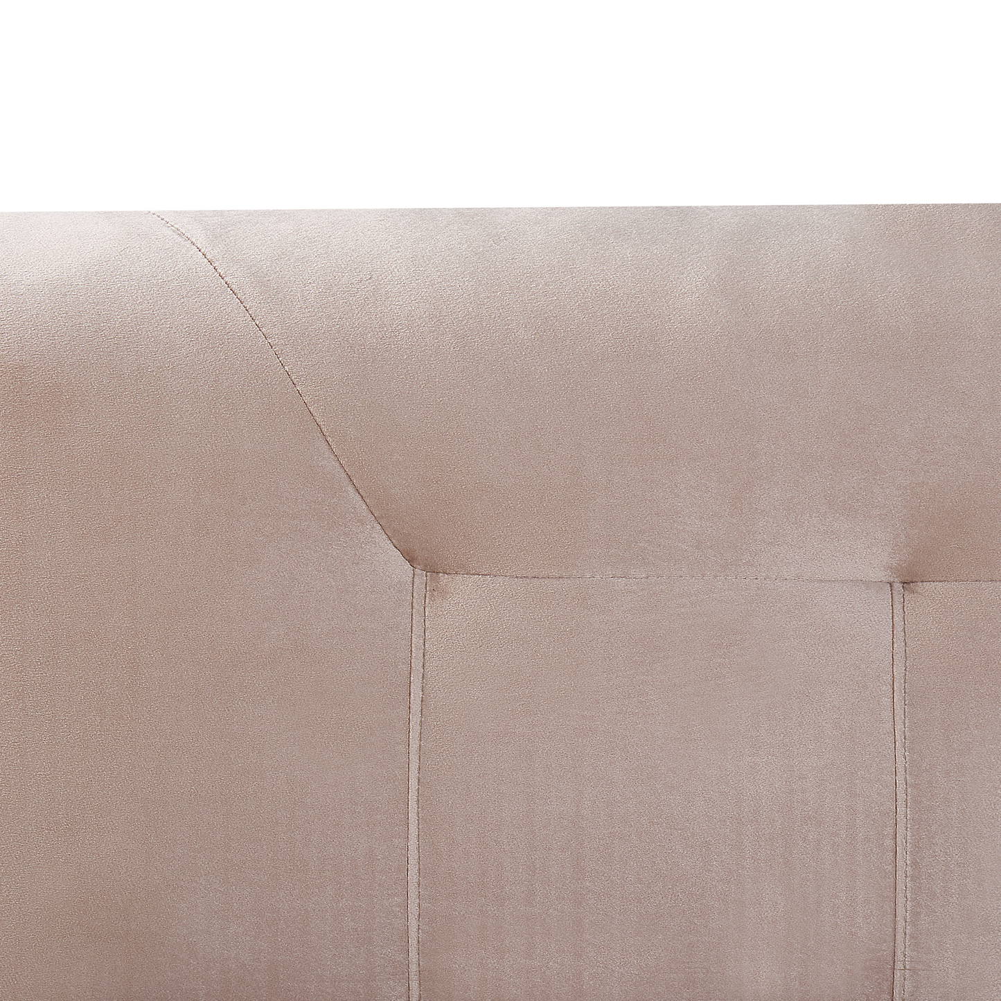 Boxspringbett Samtstoff MARQUISE 180 x 200 cm Beige