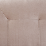 Boxspringbett Samtstoff MARQUISE 180 x 200 cm Beige