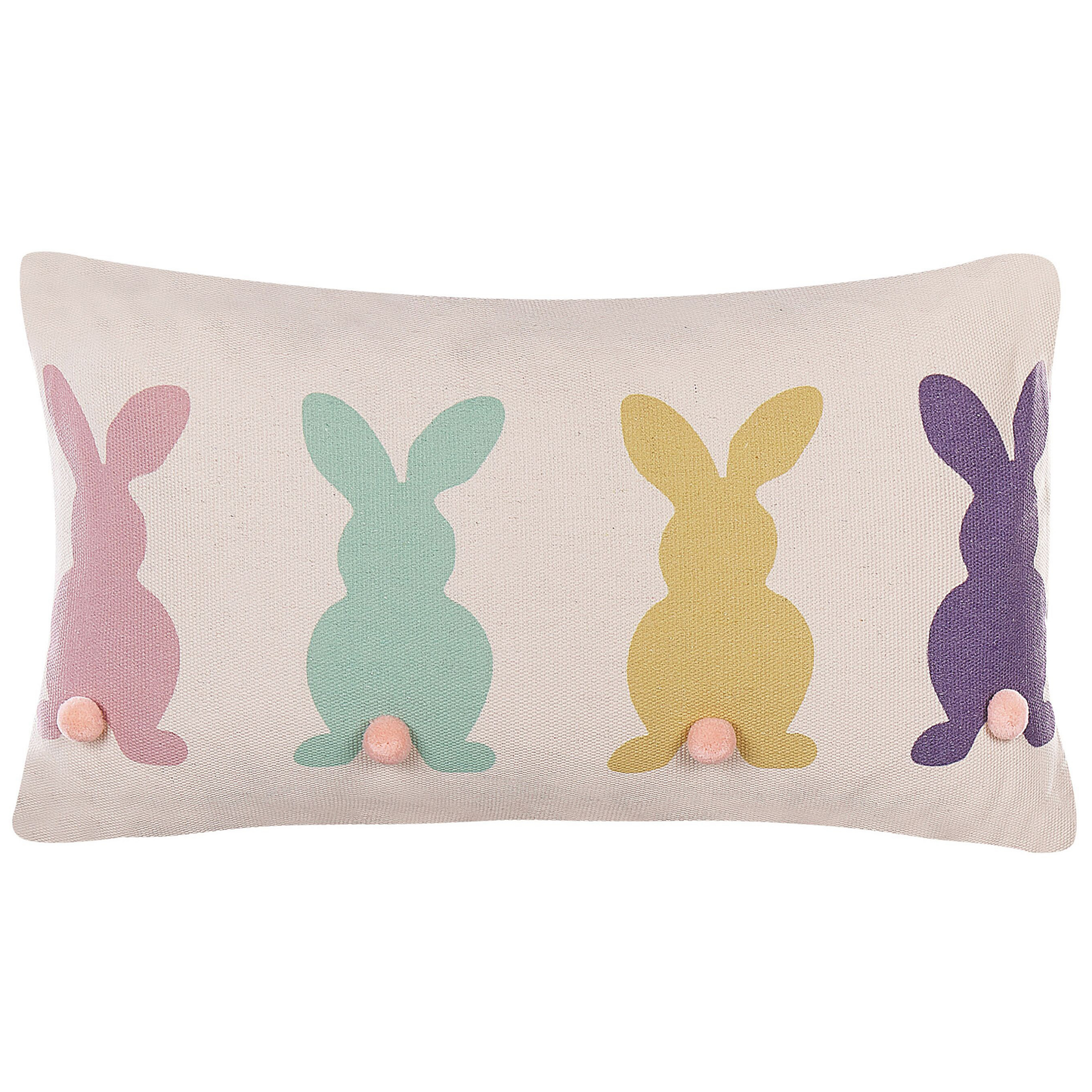 Dekokissen 2er Set CLUSIA 30 x 50 cm Beige Tiermuster