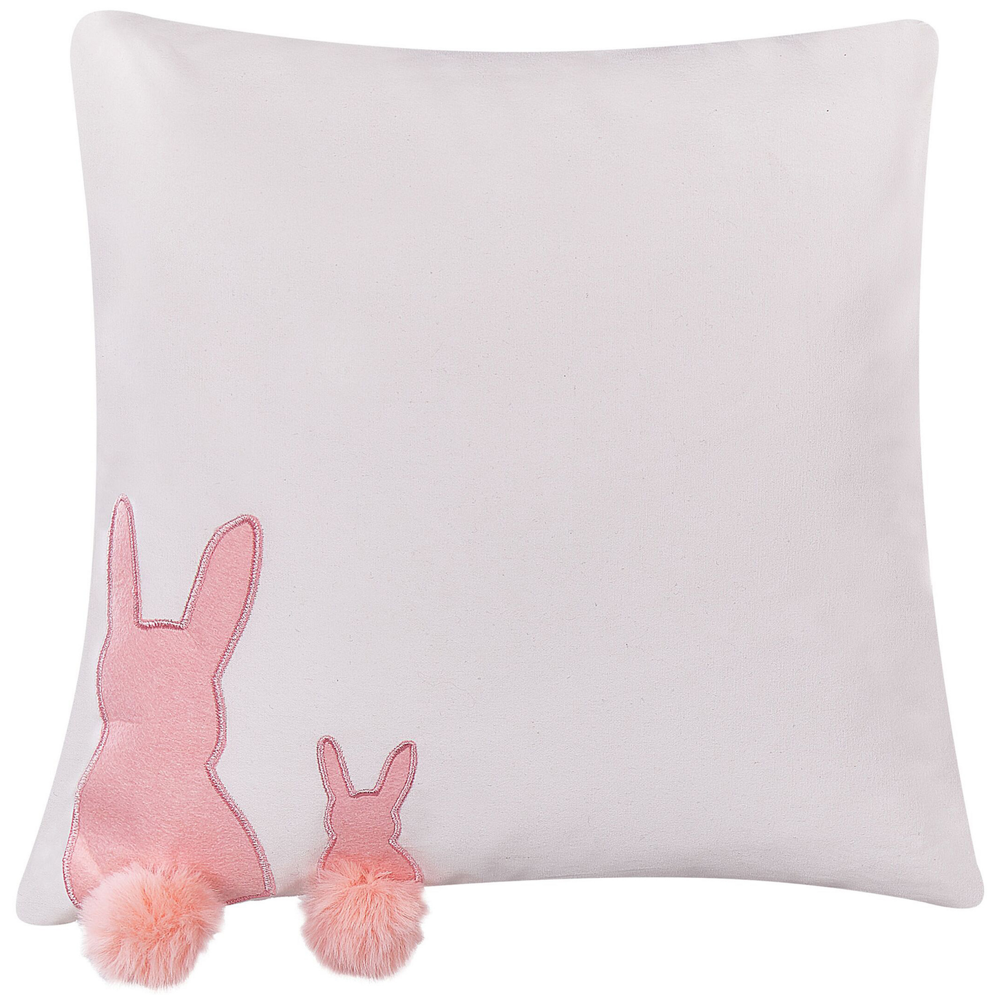 Dekokissen 2er Set PHLOX Baumwolle 45 x 45 cm Weiss Tiermuster