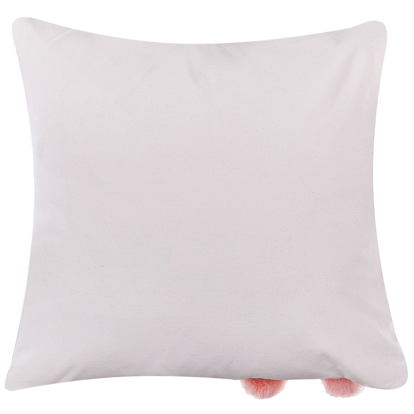 Dekokissen 2er Set PHLOX Baumwolle 45 x 45 cm Weiss Tiermuster
