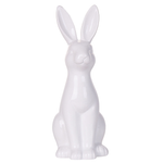 Dekofigur Kaninchen PAIMPOL Keramik Weiss