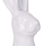 Dekofigur Kaninchen GUERANDE Keramik Weiss