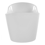 Badewanne freistehend weiss oval 160 x 76 cm ANTIGUA