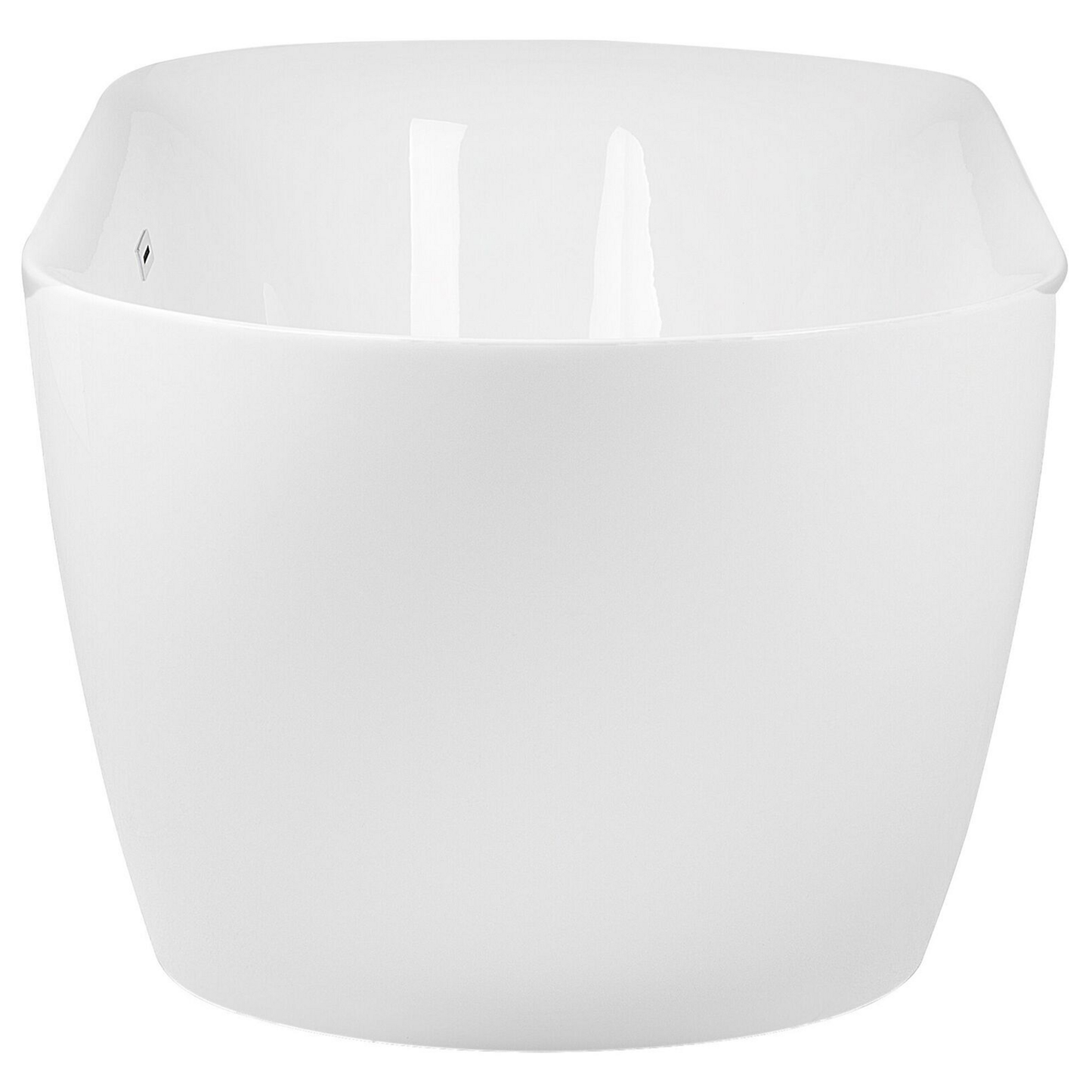 Badewanne freistehend weiss oval 160 x 75 cm CARRERA