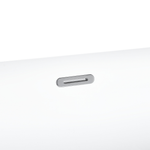 Badewanne freistehend weiss oval 160 x 75 cm CARRERA