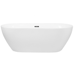 Badewanne freistehend weiss oval 180 x 80 cm CARRERA