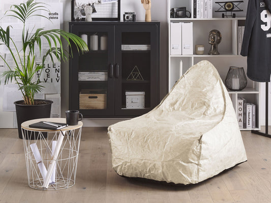 Sitzsack 200 L DROP 63 cm 75 cm Hellbeige