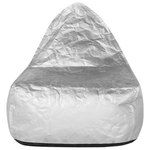 Sitzsack 200 L DROP 63 cm 75 cm Silber
