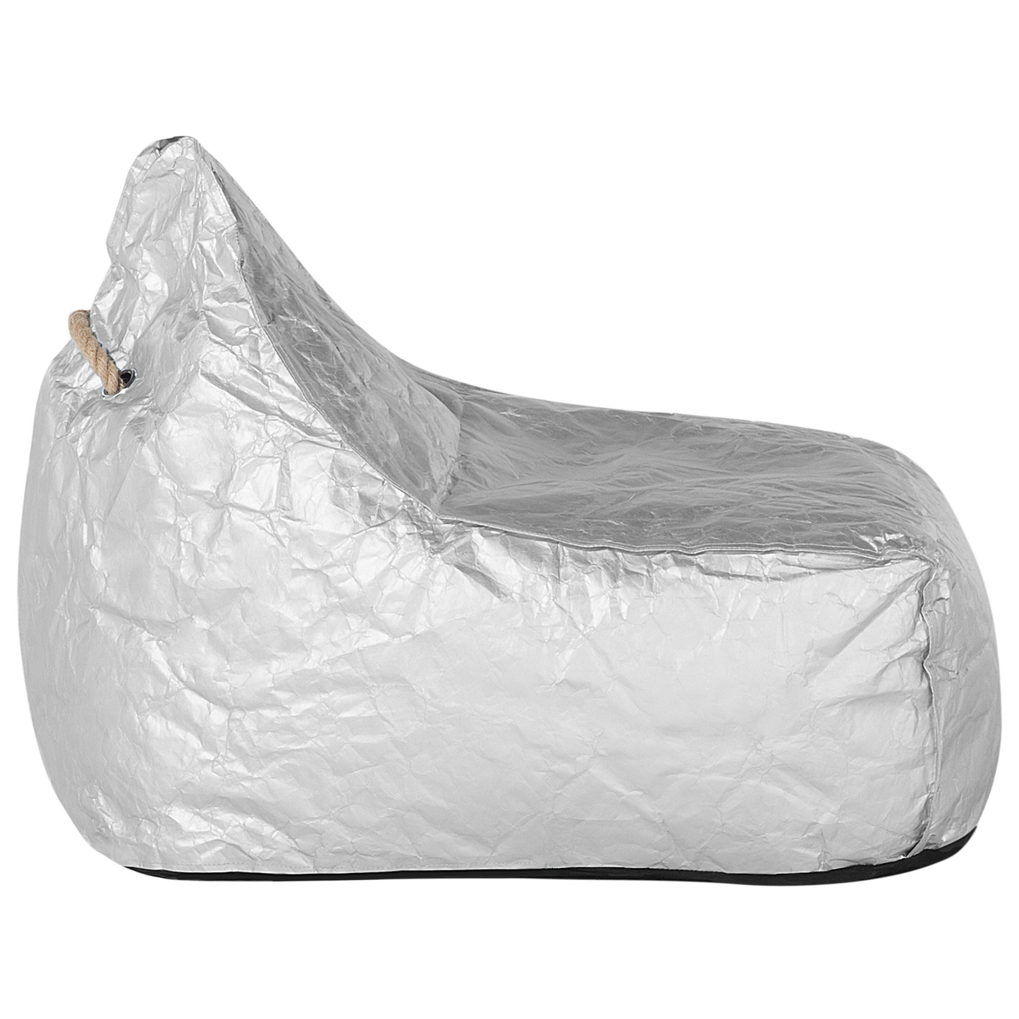 Sitzsack 200 L DROP 63 cm 75 cm Silber