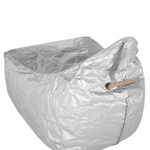 Sitzsack 200 L DROP 63 cm 75 cm Silber