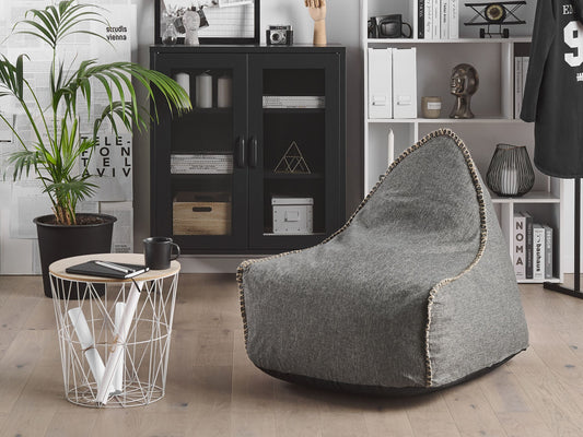 Sitzsack 200 L DROP 63 cm 75 cm Hellgrau