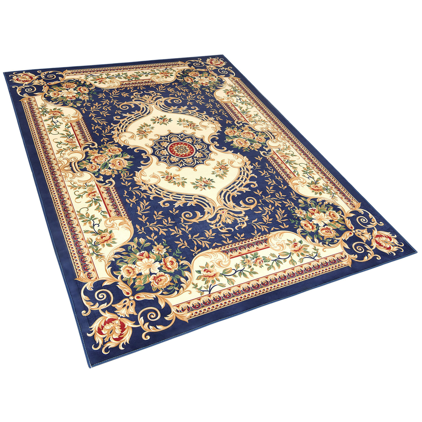 Teppich dunkelblau 160 x 230 cm Kurzflor GAZIANTEP