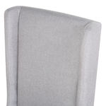 Esszimmerstuhl 2er Set CHAMBERS Baumwolle Hellgrau