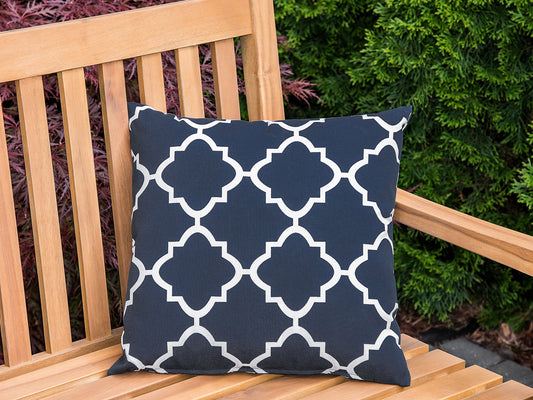 Kissen 2er Set Marineblau SOFADES 40 x 40 cm