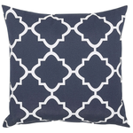 Kissen 2er Set Marineblau SOFADES 40 x 40 cm