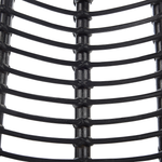 Esszimmerstuhl CANORA Rattan Schwarz