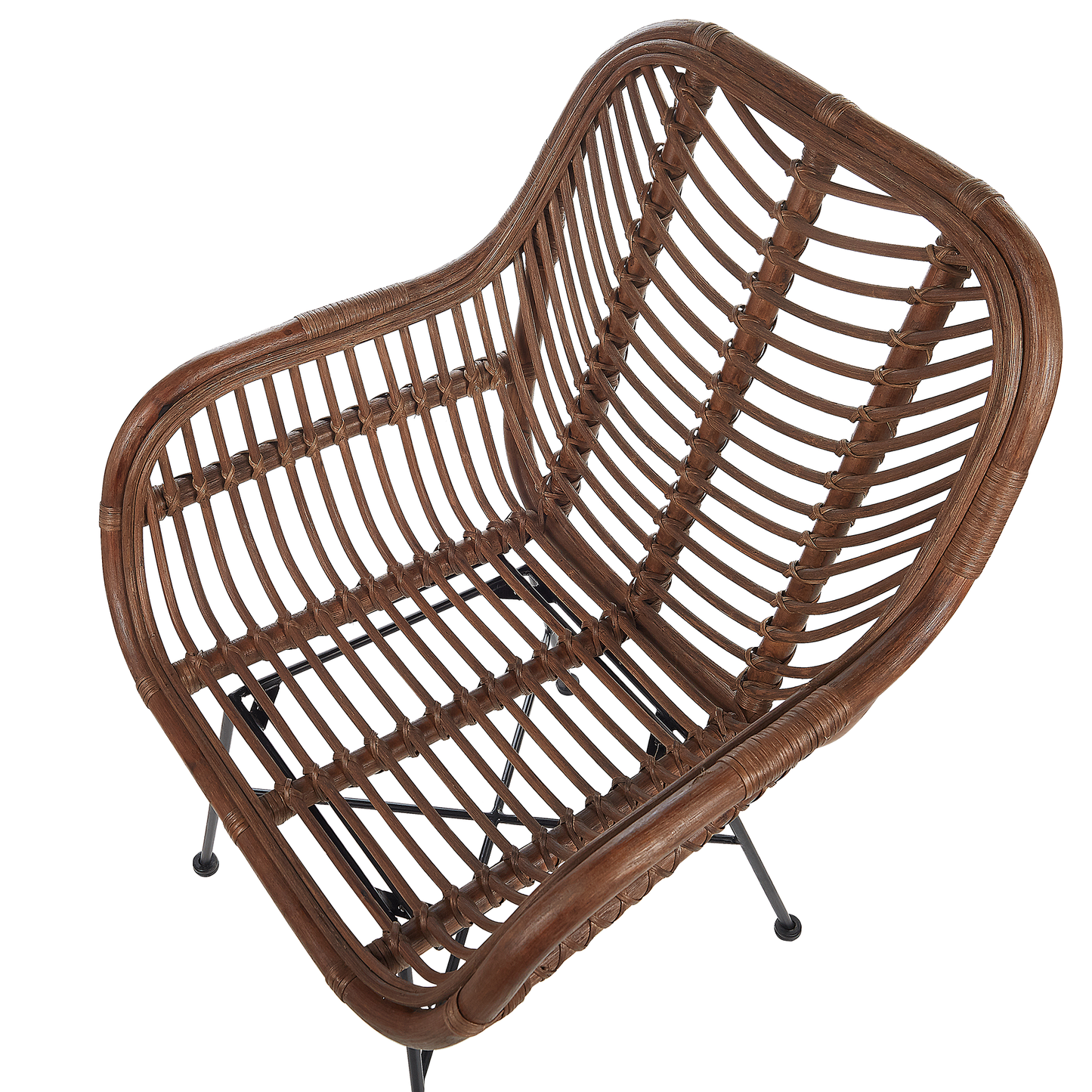 Esszimmerstuhl CANORA Rattan Braun
