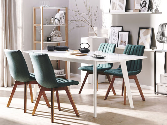 Esszimmerstuhl 2er Set CALGARY Dunkelgrün