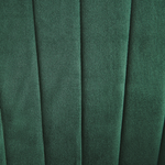 Schaukelsessel LIARUM Samtstoff Smaragdgrün