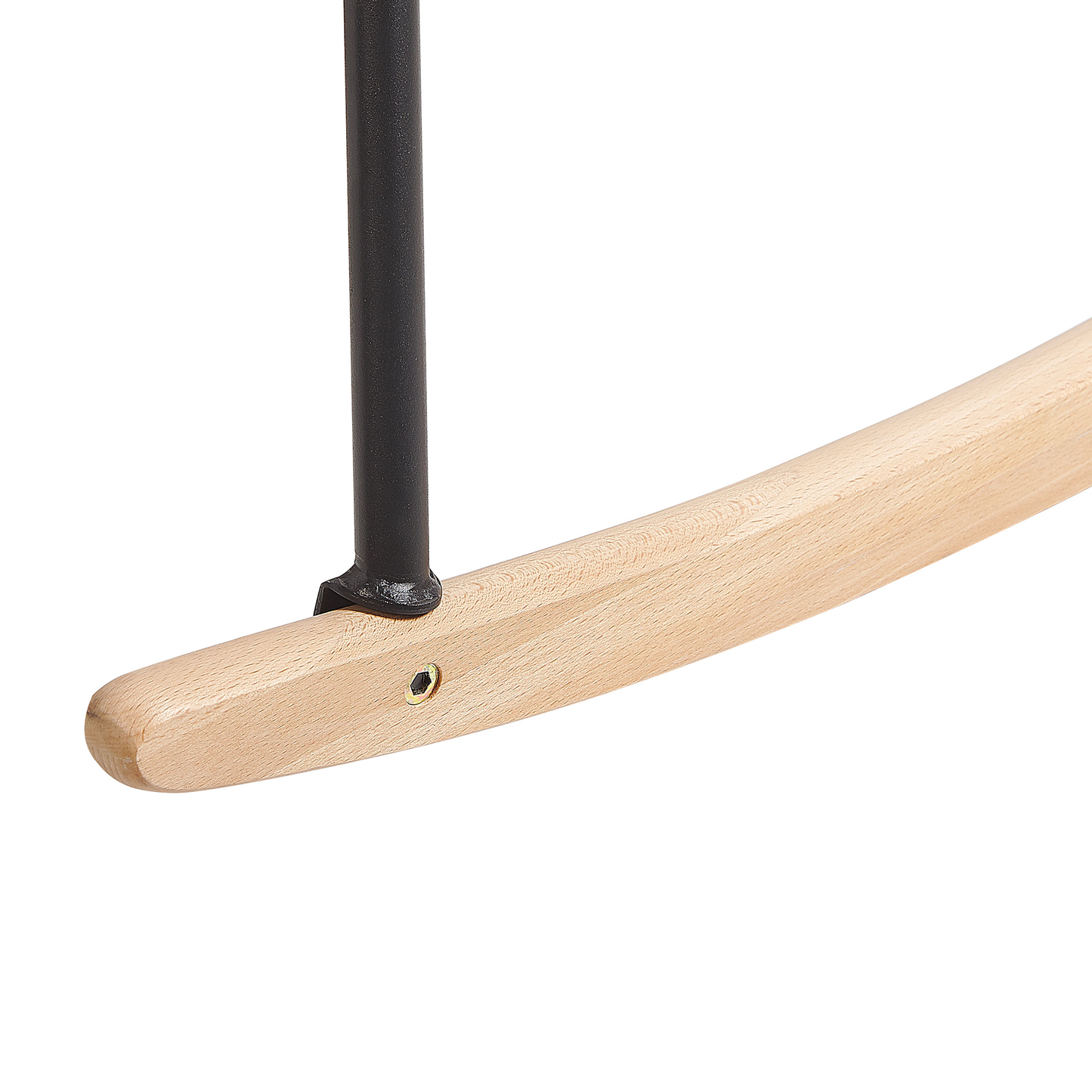 Schaukelsessel LIARUM Samtstoff Smaragdgrün