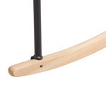 Schaukelsessel LIARUM Samtstoff Smaragdgrün