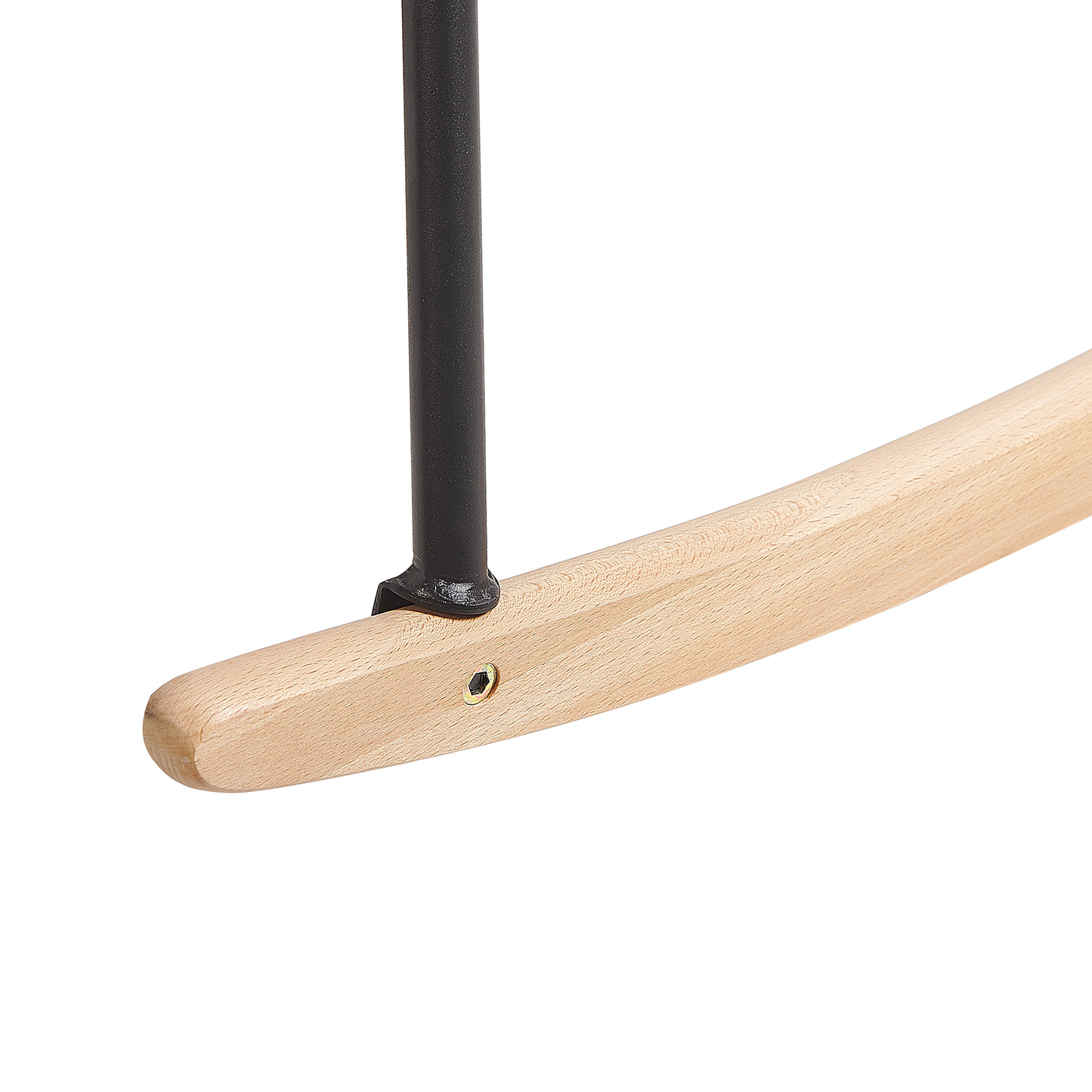 Schaukelsessel LIARUM Samtstoff Grau