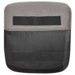 Schaukelsessel LIARUM Samtstoff Grau