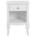 Nachttisch mit 1 Schublade LANE Weiss
