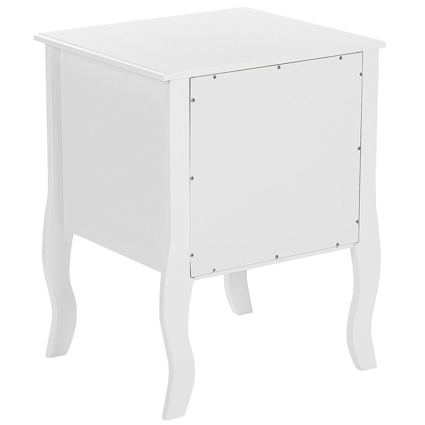 Nachttisch mit 2 Schubladen LANE Weiss