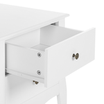 Nachttisch mit 2 Schubladen LANE Weiss