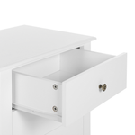 Nachttisch mit 3 Schublade LANE Weiss