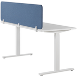 Schreibtischtrennwand blau 180 x 40 cm WALLY