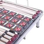Lattenrost elektrisch verstellbar 2er Set MOON 180 x 200 cm Dunkelgrau
