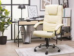 Massagestuhl Kunstleder Helles Beige COMFORT
