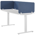 Schreibtischtrennwand blau 72 x 40 cm WALLY