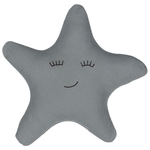 Dekokissen Sternform Baumwolle grau 40 x 40 cm 2er Set BHOPAL