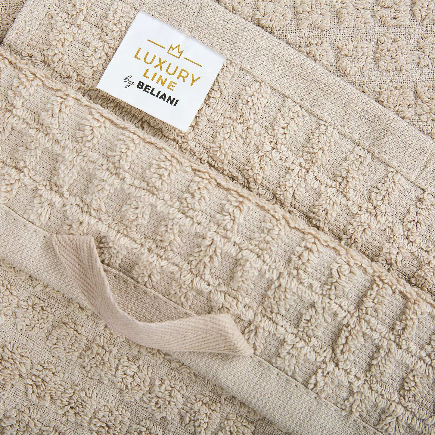 Handtücher 4er Set ATAI Baumwolle Beige