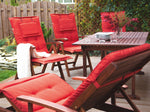 Gartenstuhlauflage TOSCANA 50 x 70 cm Rot