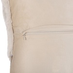 Dekokissen Felloptik beige / braun 42 x 42 cm 2er Set EHNAR