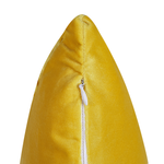 Kissen 2er Set Samtstoff Senfgelb ORIGANUM 45 x 45 cm
