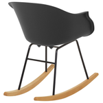 Schaukelsessel Schwarz HARMONY
