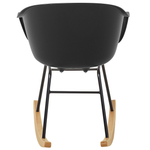 Schaukelsessel Schwarz HARMONY