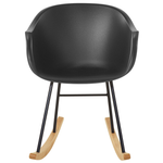 Schaukelsessel Schwarz HARMONY